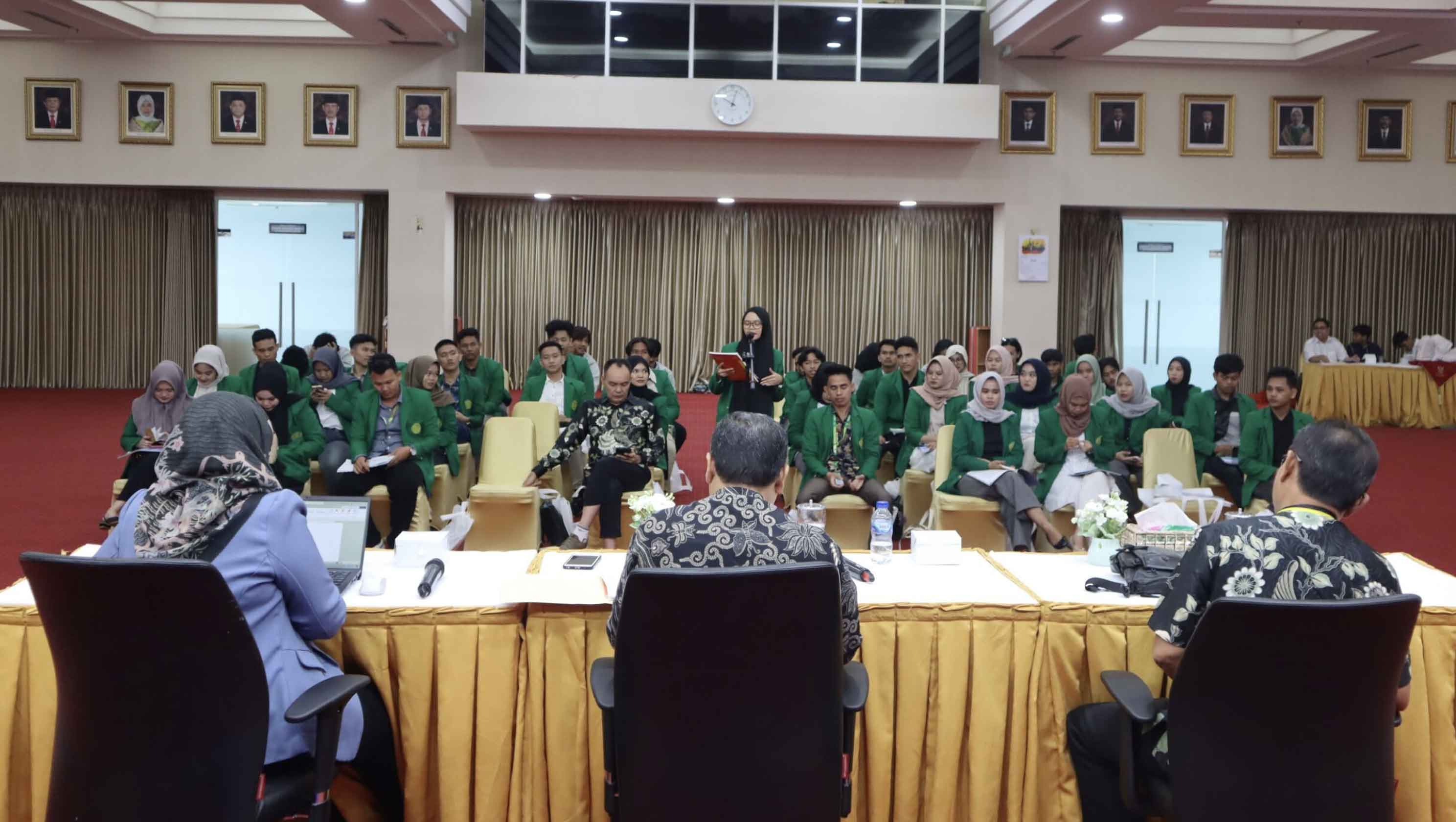 Mahasiswa UM Palembang Tanyakan Proses Penanganan Laporan Masyarakat